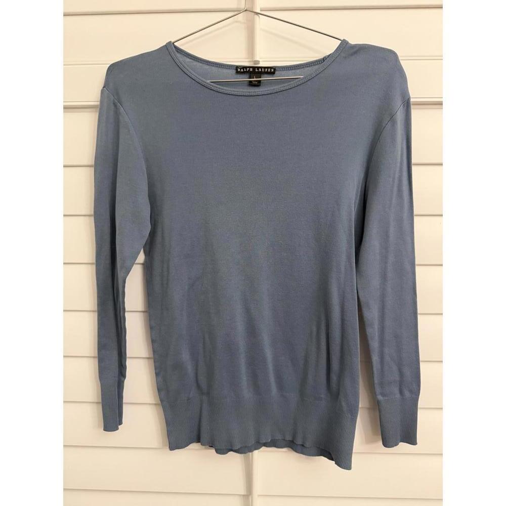 Ralph Lauren women's blue lightweight top sweater